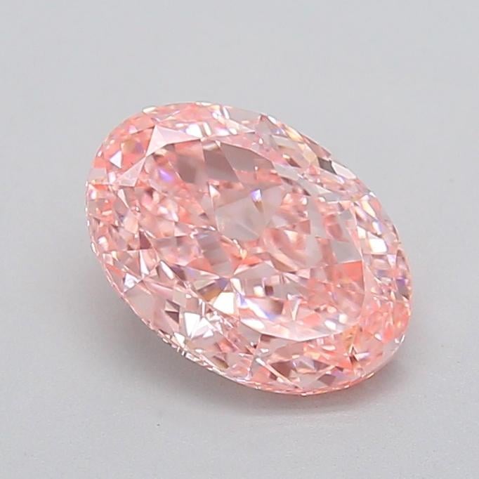 1.57 Ct. Fancy Vivid  Pink Oval Lab Grown Diamond