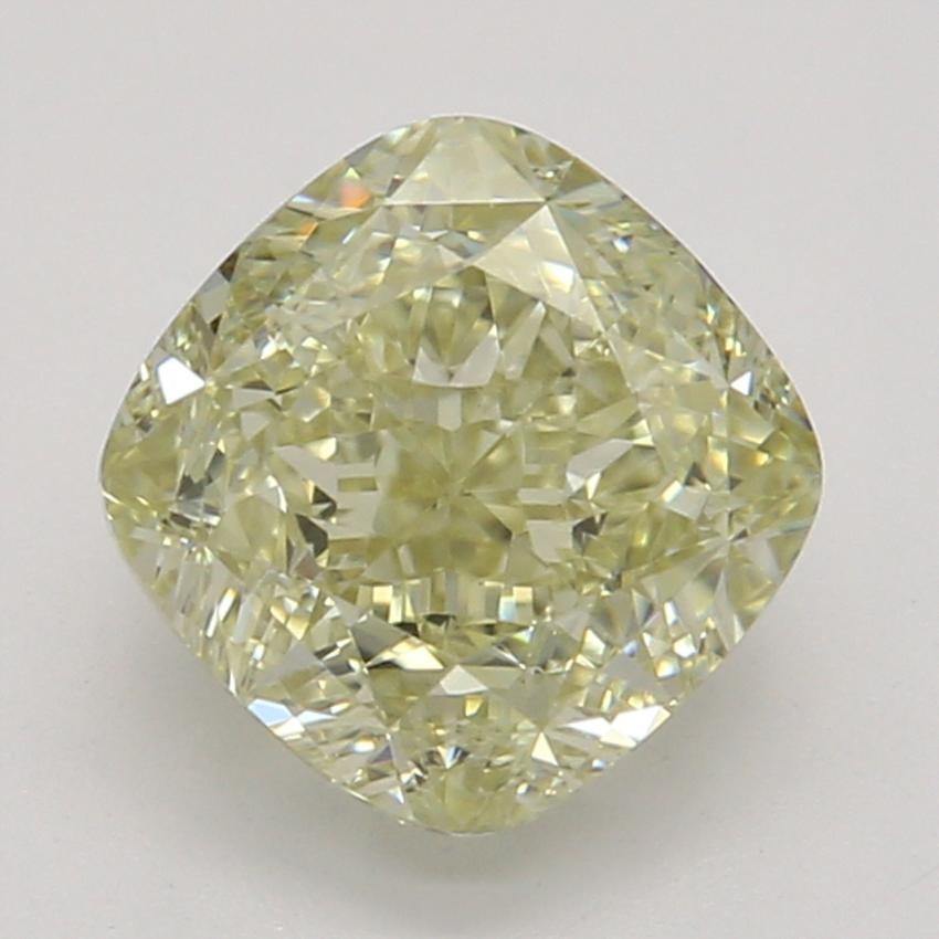 1.04 Ct. Fancy Brownish Greenish Yellow Cushion Diamond