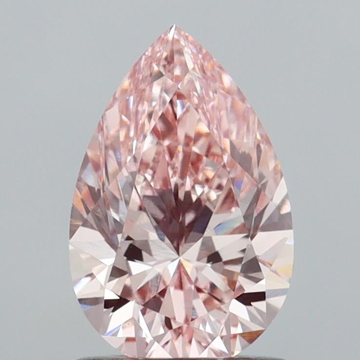 1.00 Ct. Fancy Intense  Pink Pear Lab Grown Diamond