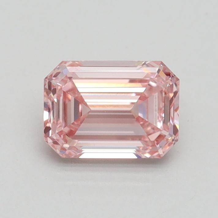 0.70 Ct. Fancy Intense Pink Emerald Lab Grown Diamond