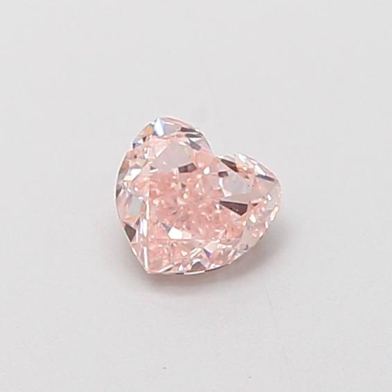 0.31 Ct. Fancy Light Brownish Pink Heart Lab Grown Diamond