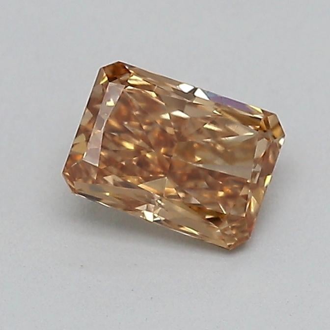 0.30 Ct. Light  Brown Radiant Lab Grown Diamond