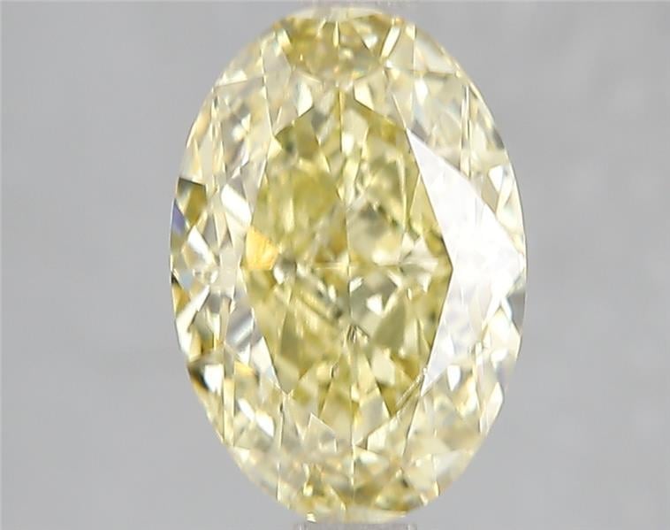 3.02 Ct. Fancy Vivid Yellow Oval Lab Grown Diamond