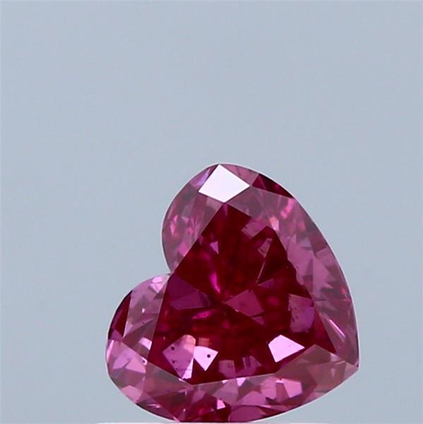 0.91 Ct. Fancy Deep Pink Heart Lab Grown Diamond