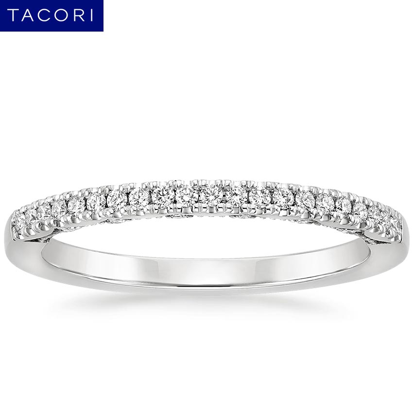 Rose gold diamond engagement ring with surprise diamond details