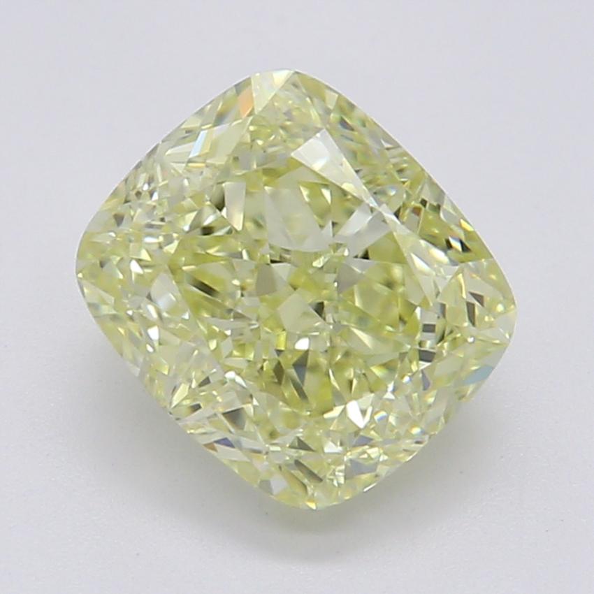 1.0 Ct. Fancy Light Yellow Cushion Diamond