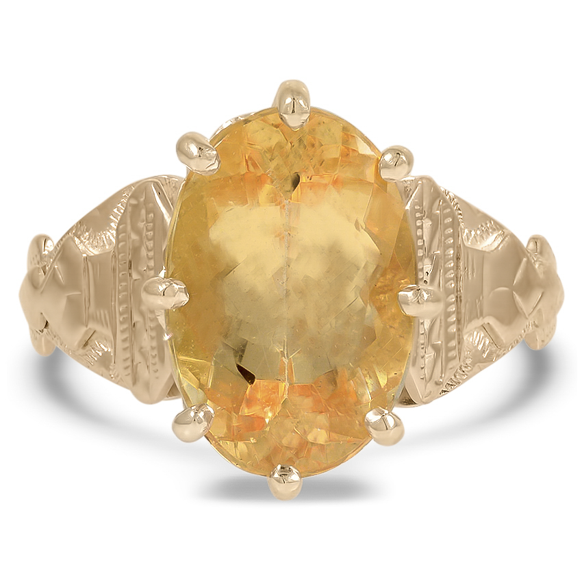 Victorian Topaz Cocktail Ring