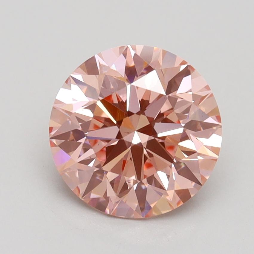 2.03 Ct. Fancy Intense Pink Round Lab Grown Diamond