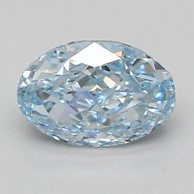2.06 Ct. Fancy Vivid Blue Oval Lab Grown Diamond