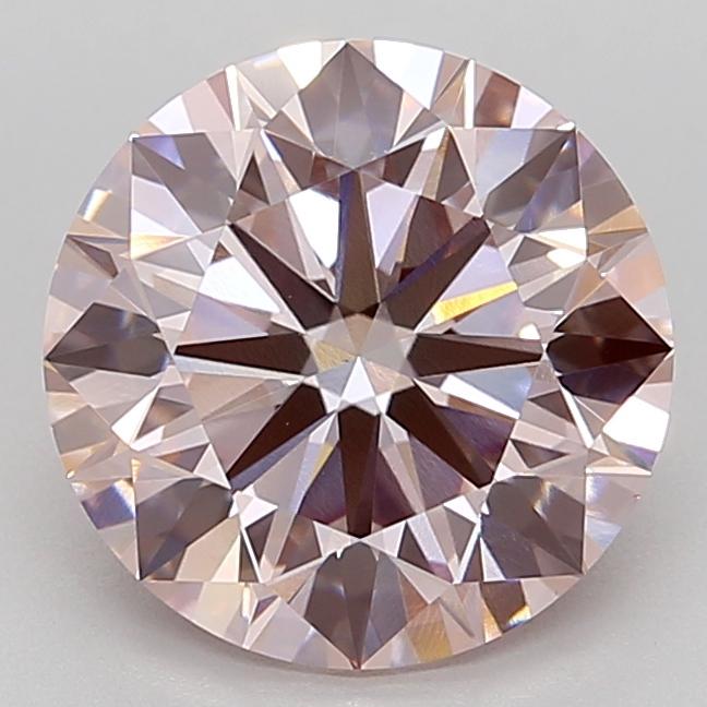 4.52 Ct. Fancy  Pink Round Lab Grown Diamond