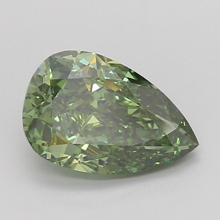 1.90 Ct. Fancy Vivid Green Pear Lab Grown Diamond