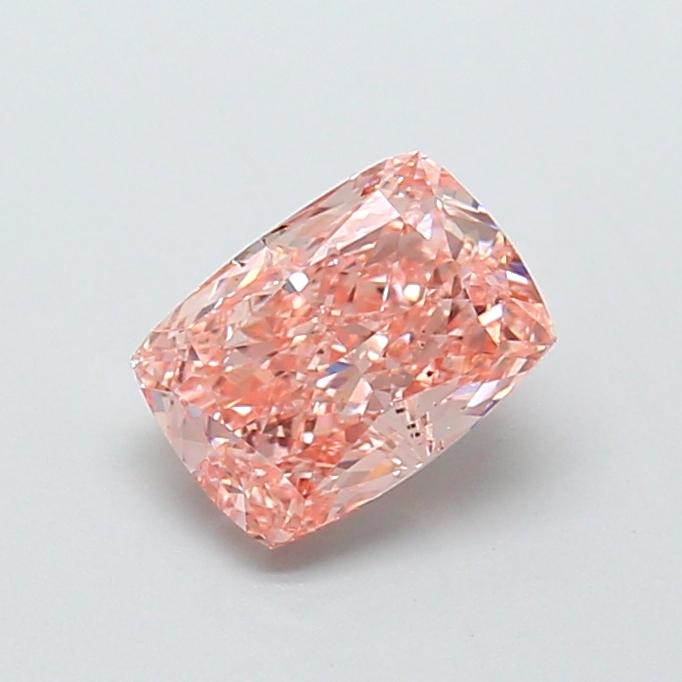 1.58 Ct. Fancy Intense Pink Cushion Lab Grown Diamond