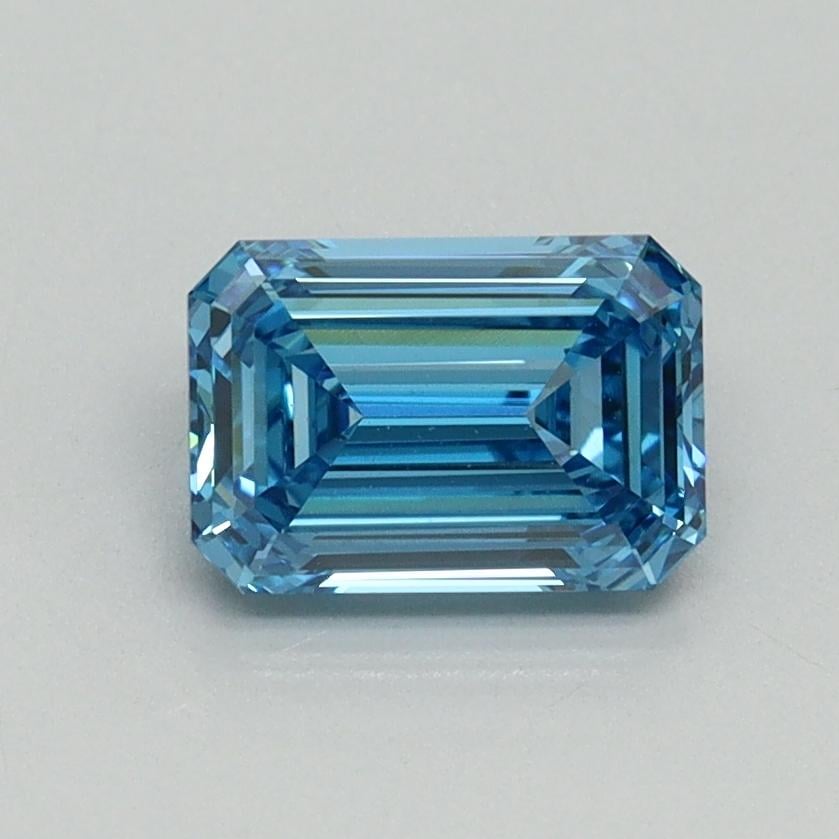 1.04 Ct. Fancy Vivid Blue Emerald Lab Grown Diamond