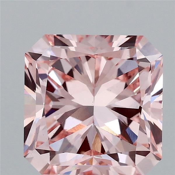3.00 Ct. Fancy Intense  Pink Radiant Lab Grown Diamond