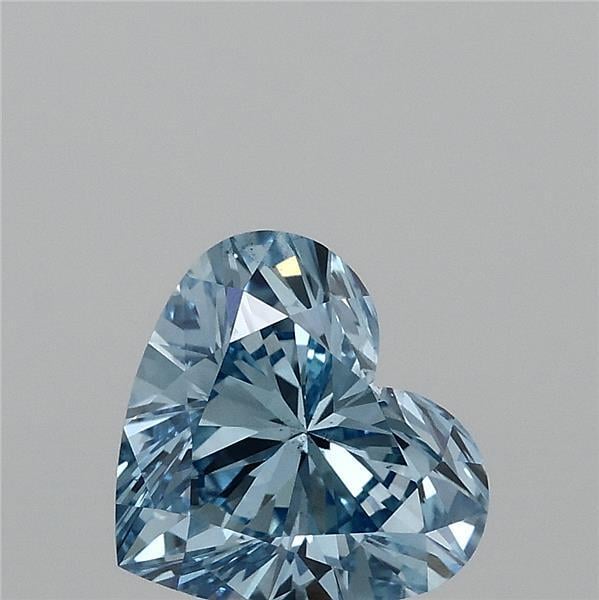 1.50 Ct. Fancy Vivid  Blue Heart Lab Grown Diamond