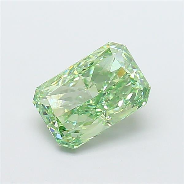 2.00 Ct. Fancy Vivid  Green Radiant Lab Grown Diamond