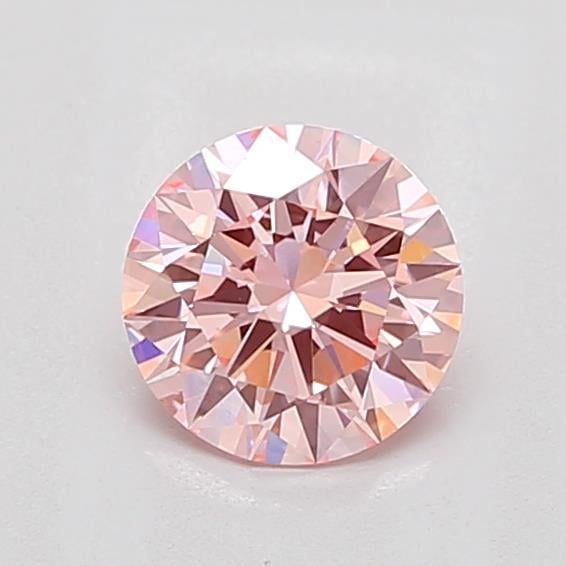 1.11 Ct. Fancy Intense Pink Round Lab Grown Diamond