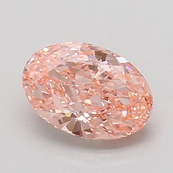 1.03 Ct. Fancy Vivid Pink Oval Lab Grown Diamond