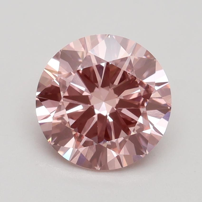 1.80 Ct. Fancy Intense Pink Round Lab Grown Diamond