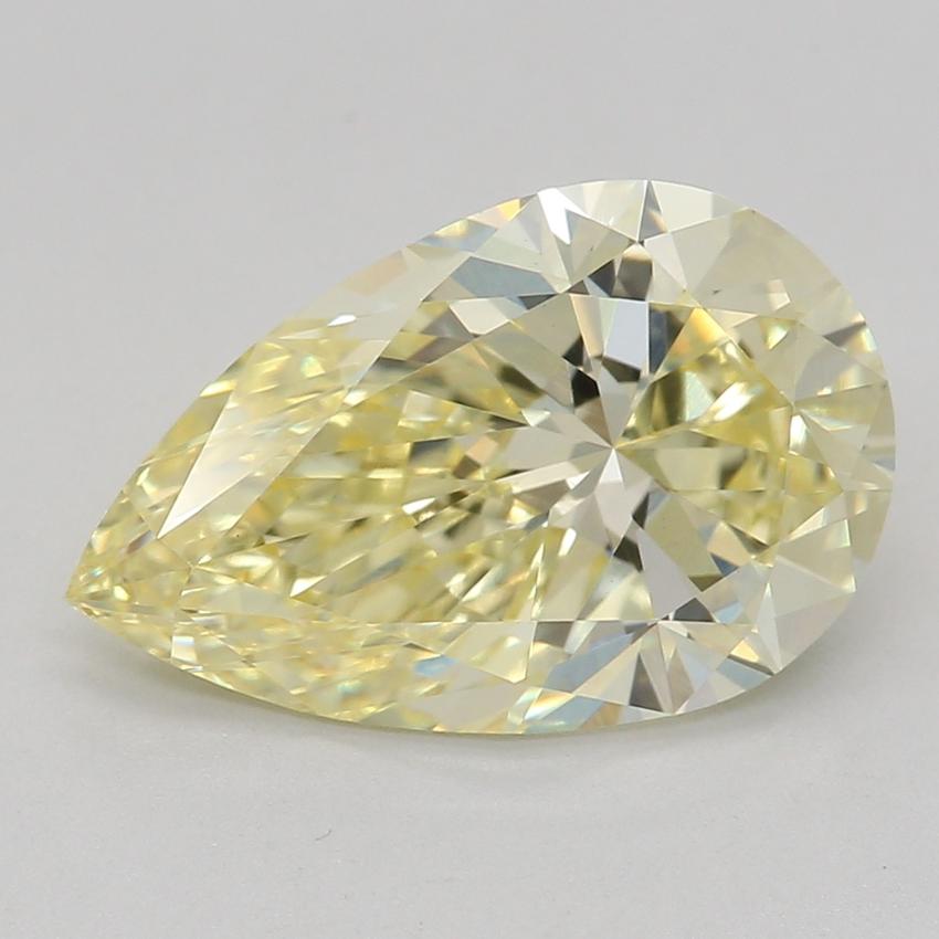 2.05 Ct. Fancy Intense Yellow Pear Lab Grown Diamond