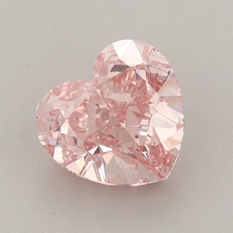 1.50 Ct. Fancy Vivid  Pink Heart Lab Grown Diamond