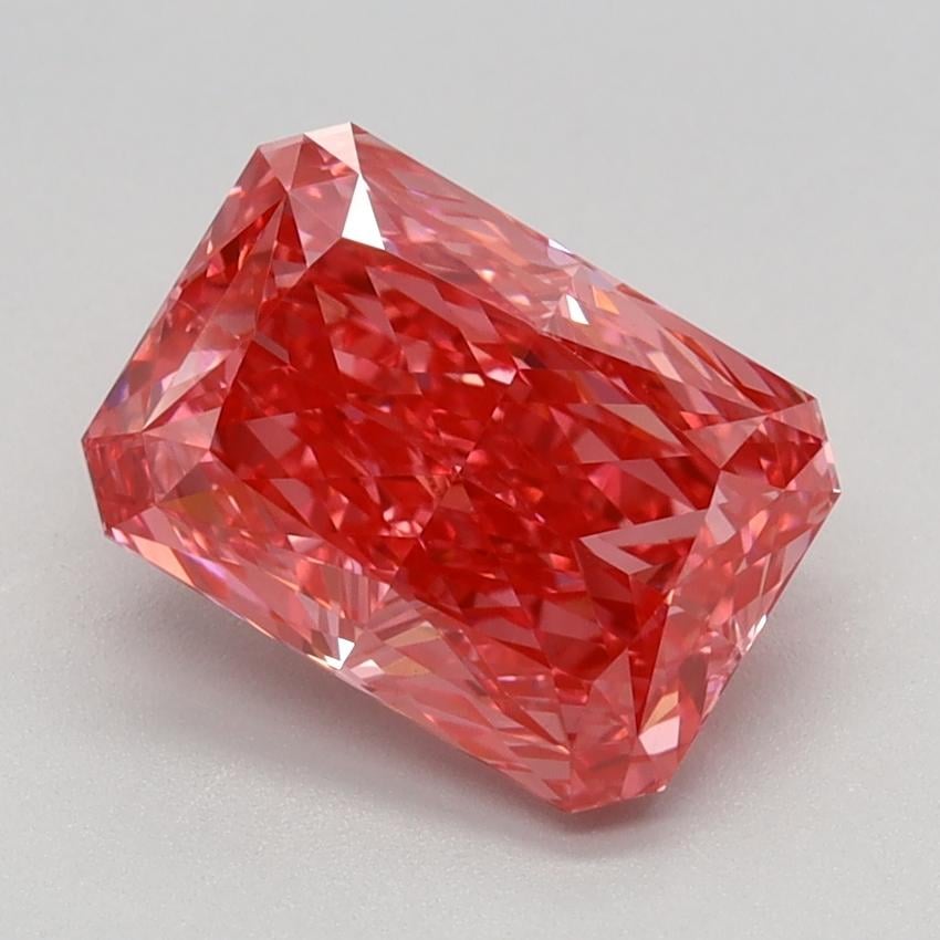 2.20 Ct. Fancy Vivid Pink Radiant Lab Grown Diamond