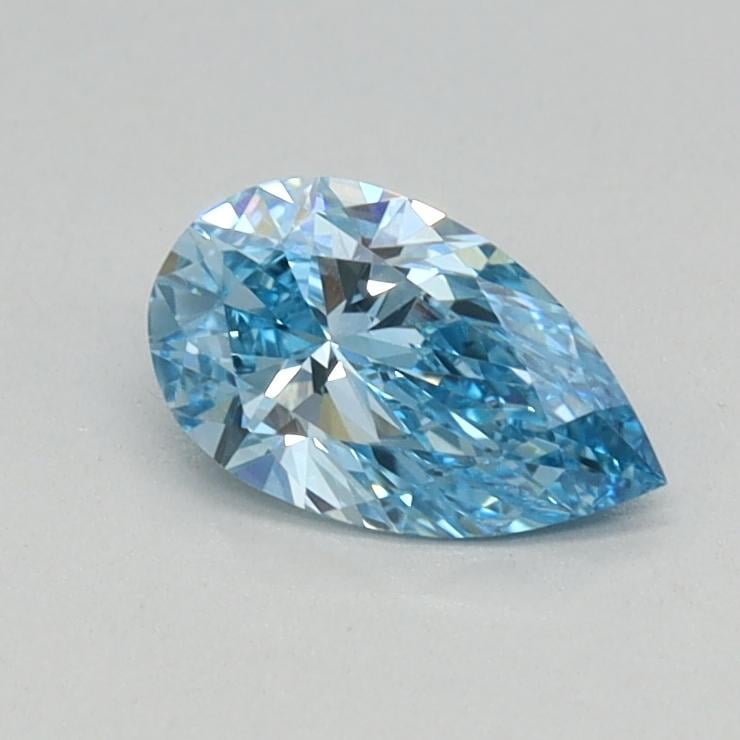 0.34 Ct. Fancy Vivid Blue Pear Lab Grown Diamond