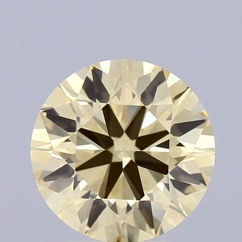 2.00 Ct. Fancy Yellow Round Lab Grown Diamond