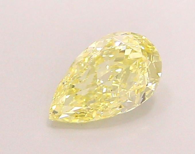 0.70 Ct. Fancy Yellow Pear Lab Grown Diamond