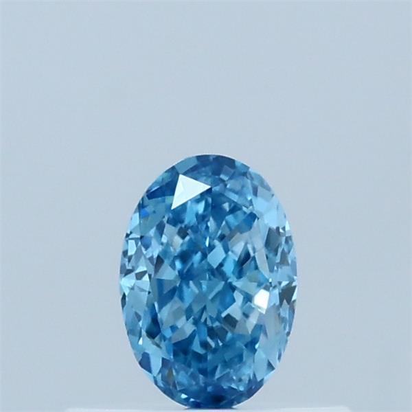 0.50 Ct. Fancy Vivid Blue Round Lab Grown Diamond