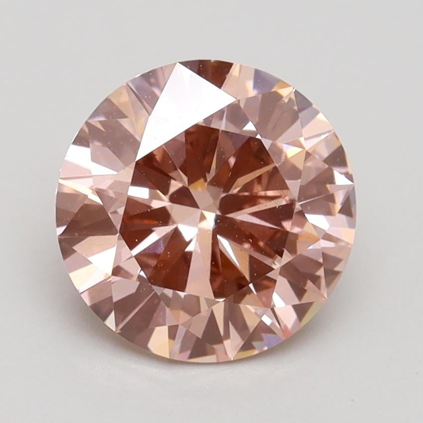 2.00 Ct. Fancy Intense Pink Round Lab Grown Diamond