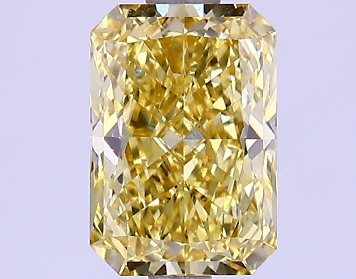 1.31 Ct. Fancy Intense Yellow Radiant Lab Grown Diamond