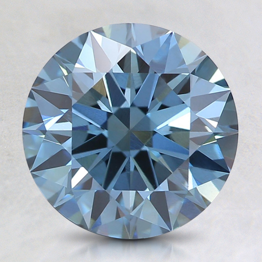 2.27 Ct. Fancy Deep Blue Round Lab Grown Diamond