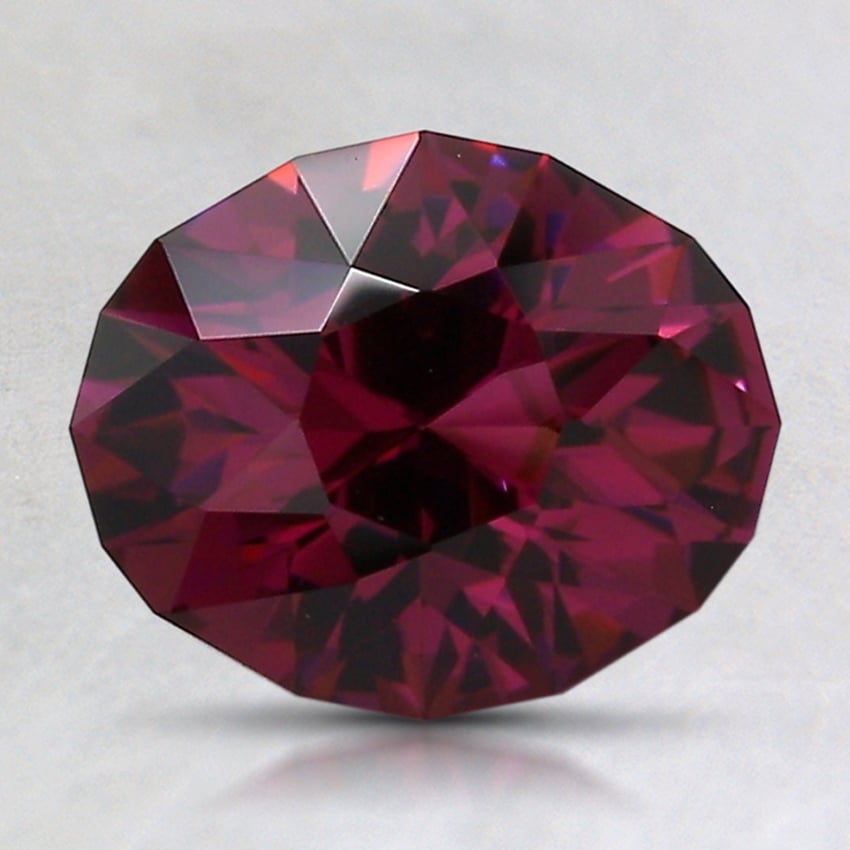 8.5x7mm Purple Modified Oval Garnet