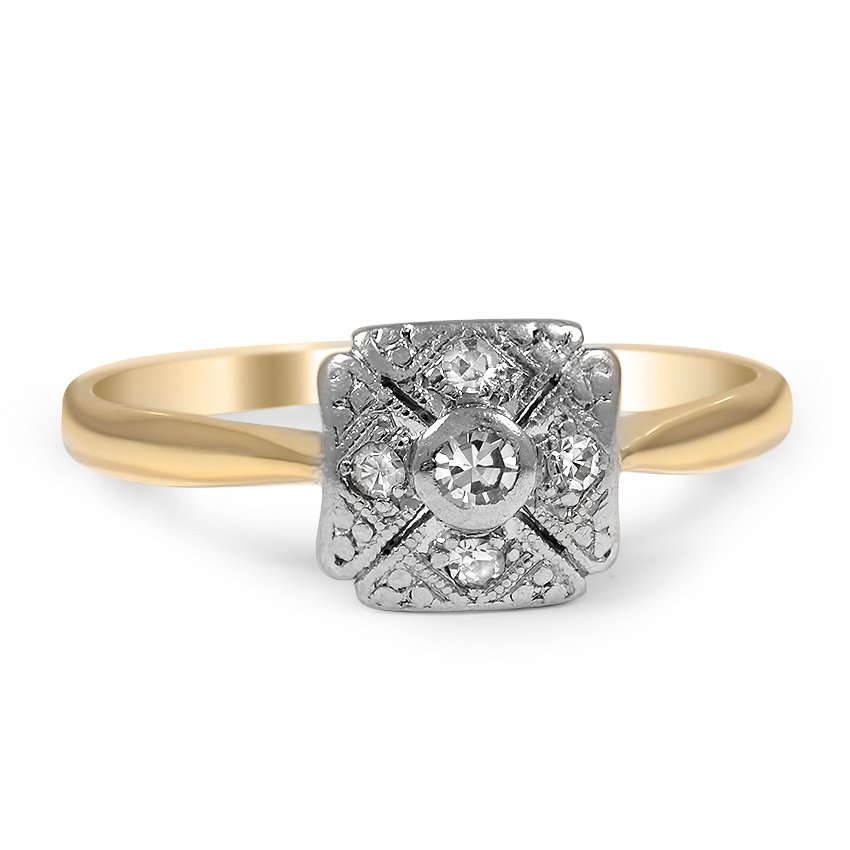 Art Deco Diamond Vintage Ring