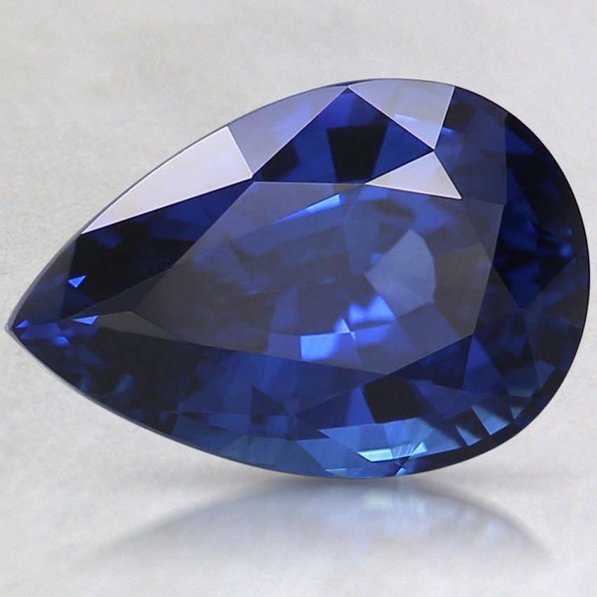 10.6x7.2mm Premium Blue Pear Sapphire