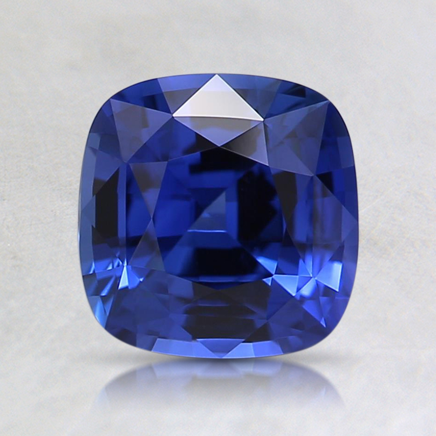 6.6x6.5mm Premium Blue Cushion Sapphire