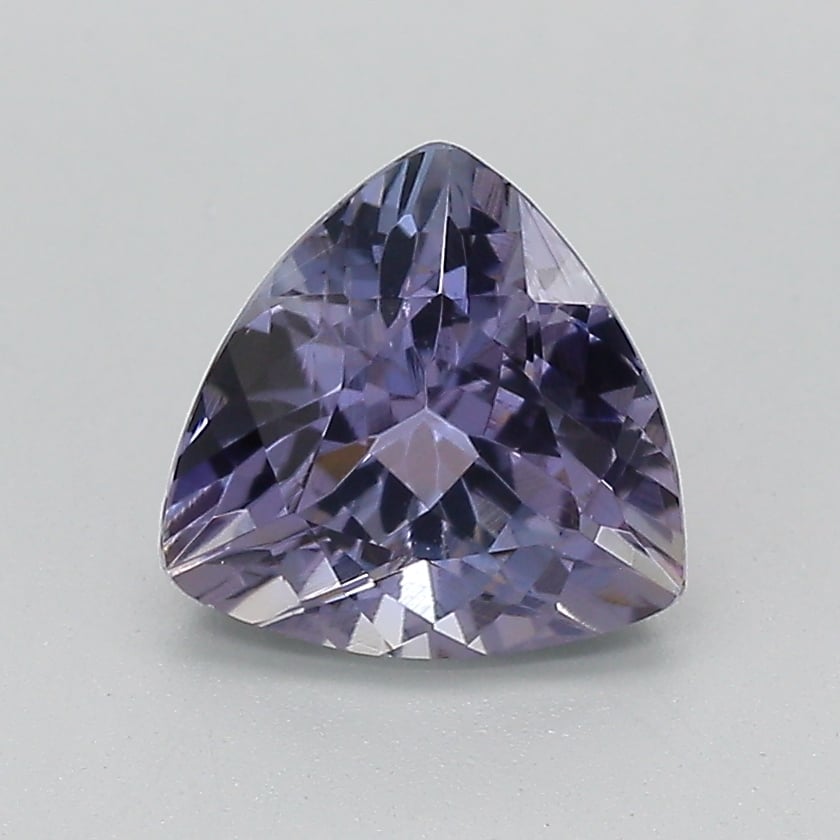 7.4mm Unheated Violet Trillion Tanzanite