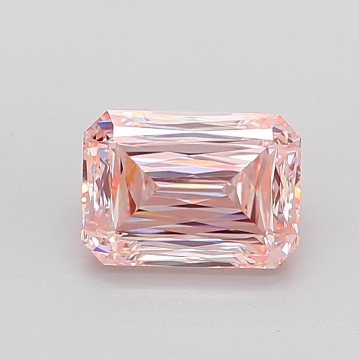 3.03 Ct. Fancy Intense Pink Radiant Lab Grown Diamond