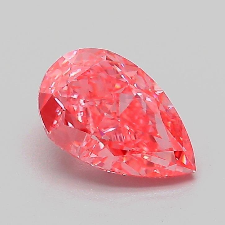 1.09 Ct. Fancy Vivid Pink Pear Lab Grown Diamond