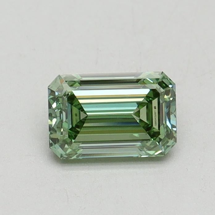 0.53 Ct. Fancy Intense Green Emerald Lab Grown Diamond