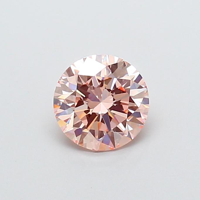 1.51 Ct. Fancy Intense Pink Round Lab Grown Diamond