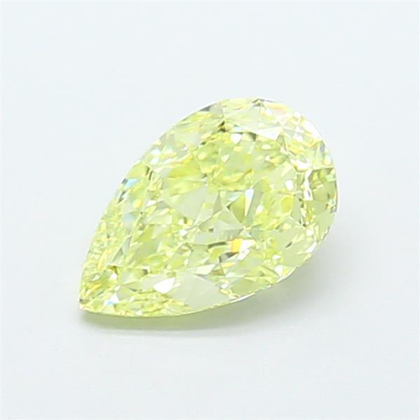 1.24 Ct. Fancy  Yellow Pear Lab Grown Diamond