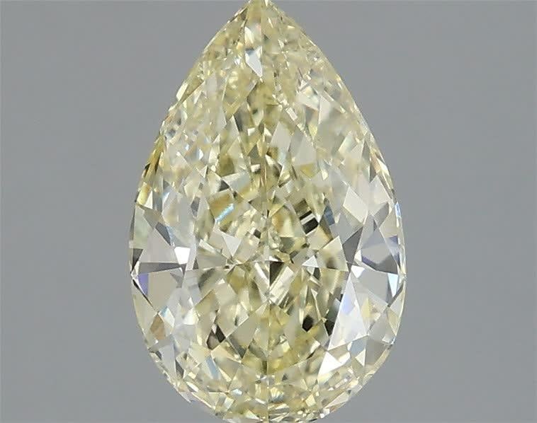 1.59 Ct. Fancy Light Yellow Pear Lab Grown Diamond