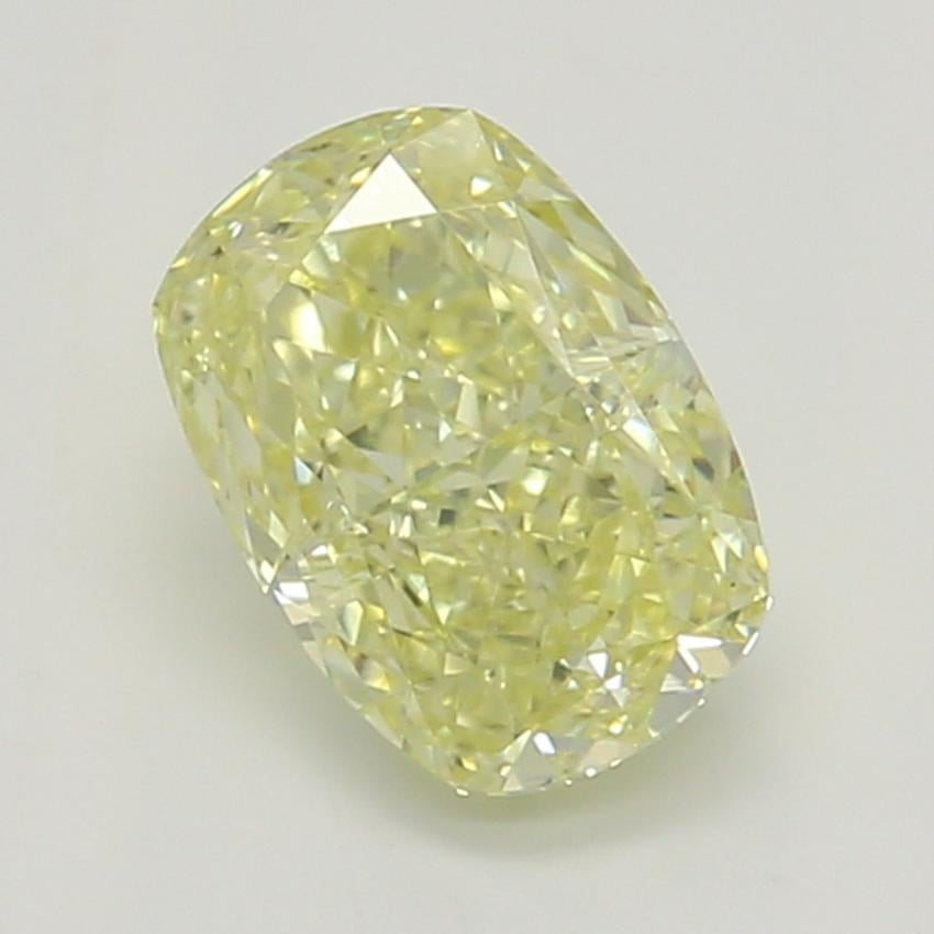 0.51 Ct. Fancy Yellow Cushion Diamond