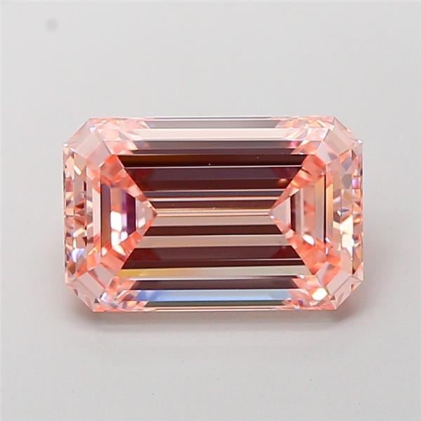 4.05 Ct. Fancy Intense Pink Emerald Lab Grown Diamond