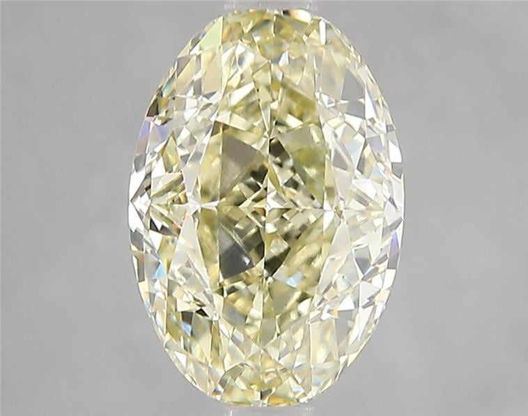 3.02 Ct. Fancy Intense Yellow Oval Lab Grown Diamond