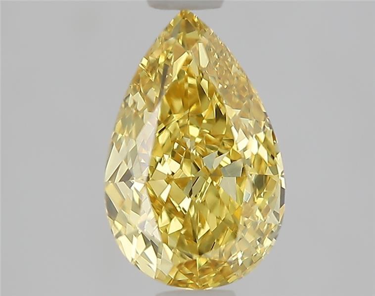 1.49 Ct. Fancy Intense Yellow Pear Lab Grown Diamond