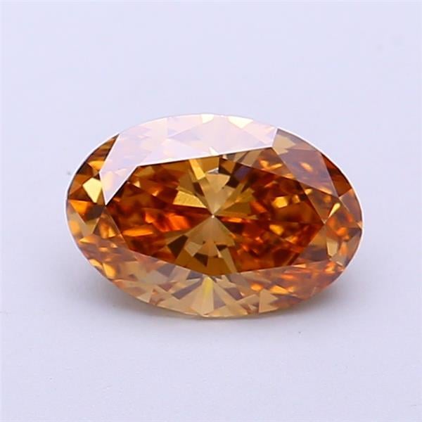1.05 Ct. Fancy Brown Oval Lab Grown Diamond
