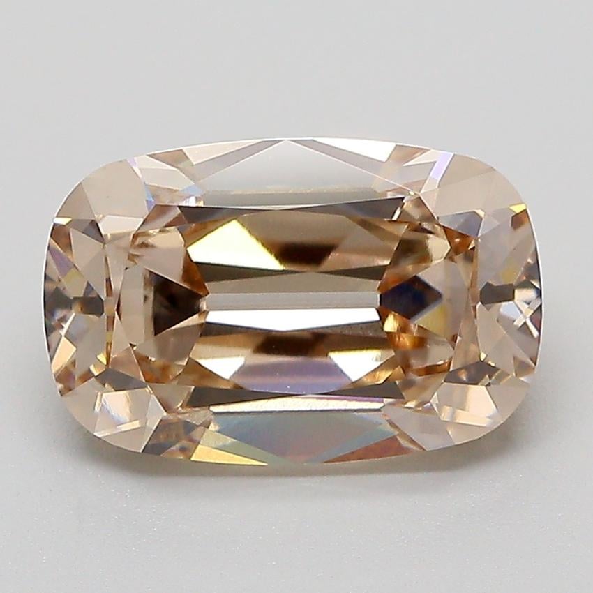 3.00 Ct. Very Light  Brown Cushion Lab Grown Diamond